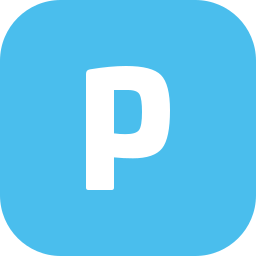 文字p icon