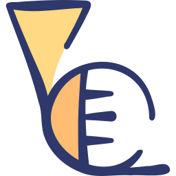 French horn icon