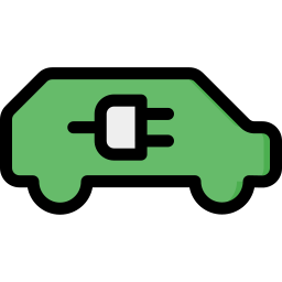 Electric car icon