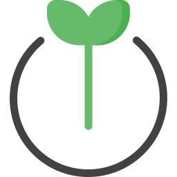 Green power icon