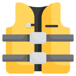 High visibility vest icon