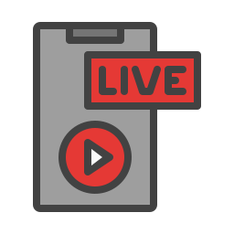 Live streaming icon