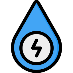 energía del agua icono