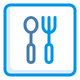 Spoon and fork icon