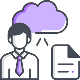 Cloud storage icon