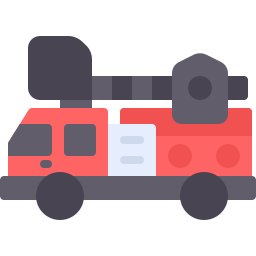 voiture de pompier Icône