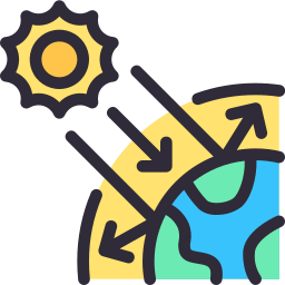 Greenhouse effect icon