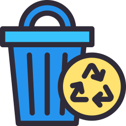 Trash can icon