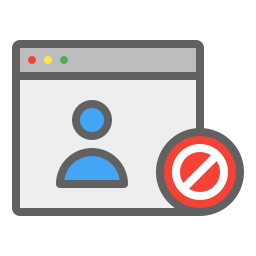 Блокировать пользователя иконка