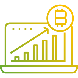 grafico di crescita icona