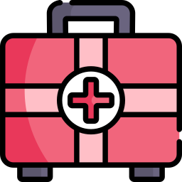 Medical kit icon