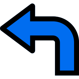 Turn left icon