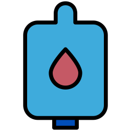 Blood bag icon