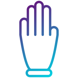 Hand glove icon