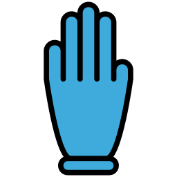 Hand glove icon