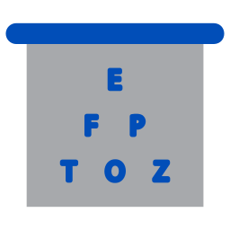 Snellen chart icon