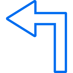 Turn left icon