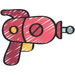 Laser gun icon