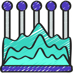 Wave chart icon