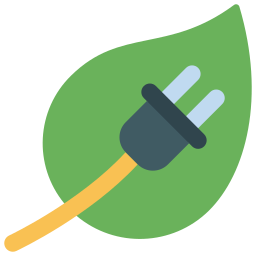 Eco electric icon