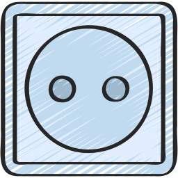 Wall plug icon