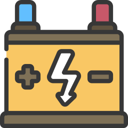 Car battery icon