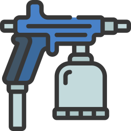 pistola per verniciatura a spruzzo icona