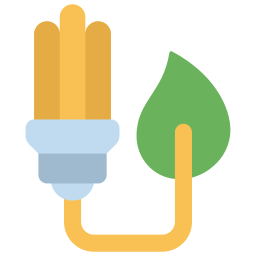 Eco bulb icon