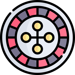 Casino roulette icon