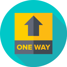 One way icon