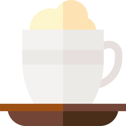 kawa latte ikona