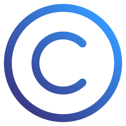 Copyright rules icon
