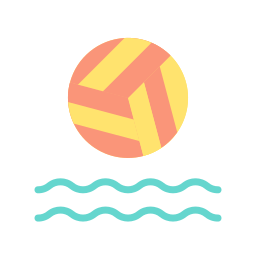 Игрок в водное поло иконка