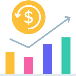 retorno do investimento Ícone