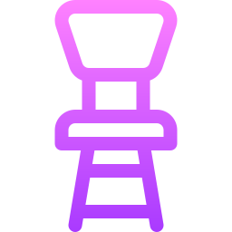 Bar stool icon