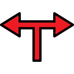 T junction icon