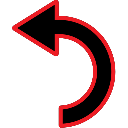 Turn left icon