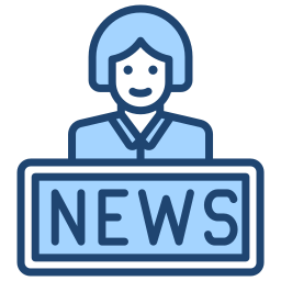 News anchor icon