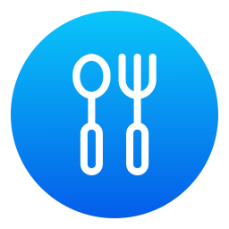 Spoon and fork icon