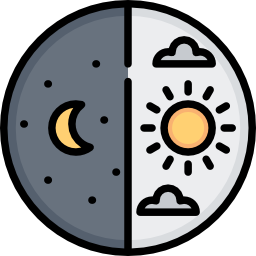 Day and night icon