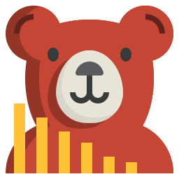 Bear market icon