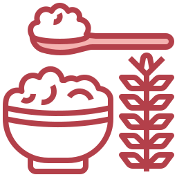 Brown rice icon