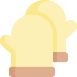 rękawica kuchenna ikona