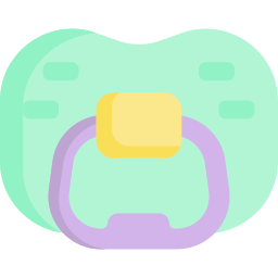 Baby pacifier icon