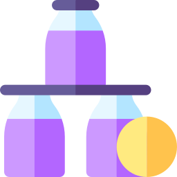 Bottle throw icon