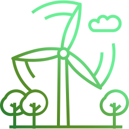 Wind energy icon