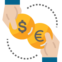 Money exchange icon