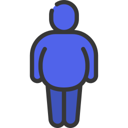 sovrappeso icona