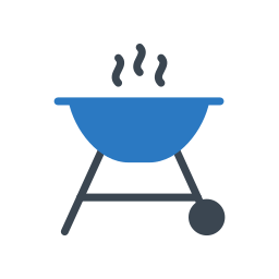 griglia per barbecue icona