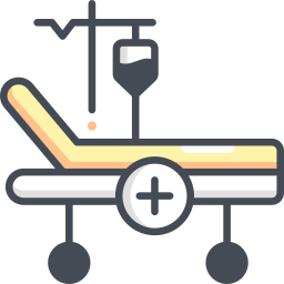 Hospital bed icon